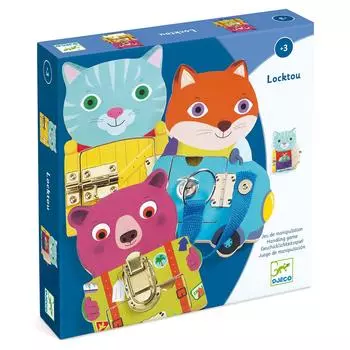DJECO Lock Toy Lock Fingertip Обучающий подарок на 3 года DJ01664 Игрушка, Открытие, Обучение, Игрушка, Дети, Малыши, Старый,