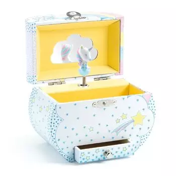 DJECO Музыкальная шкатулка Развивающая игрушка Девочки DJ06605 [Dreams Unicorn]