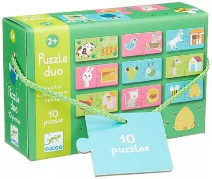 DJECO Puzzle Duo Habitat DJ08164