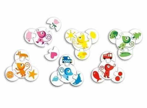 DJECO Puzzle Trio Colors DJ08172