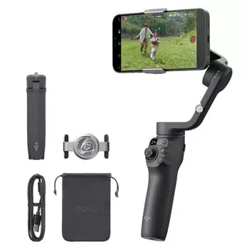 DJI Gimbal Osmo Mobile 6 Slate Gray Функция обновления смартфона Функция отслеживания подвеса Пульт дистанционного управления с удлинителем для часов Портативность Складной