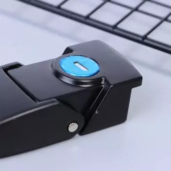 Dk604 пряжка замок нержавеющая сталь шкаф защелка ящик безопасности тумблерный замок с двумя ключами