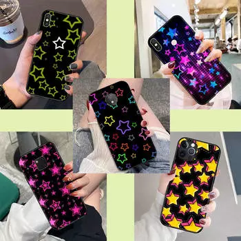 DK-119 Звездное небо силиконовый чехол для iPhone 15 14 Xiaomi POCO M6 F6 Redmi Note 13 12 13C 8 9 Samsung S24 S23 S22 S21 FE Pro Plus Ultra iPhone 6S бездна