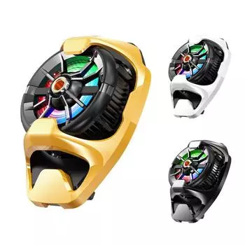 DL22 Универсальный охладитель для мобильного телефона с RGB-подсветкой Полупроводниковый радиатор сотового телефона Радиатор чёрный