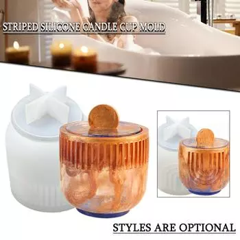 DL DIY смола эпоксидная форма коробка для хранения силиконовая форма гипсовая ароматерапевтическая свеча чашка