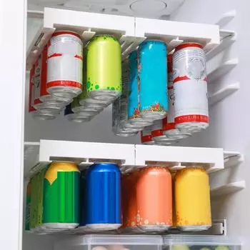 DL Новый 1 шт. подвесная стойка для хранения банок с газировкой, держатель для напитков, органайзер для холодильника
