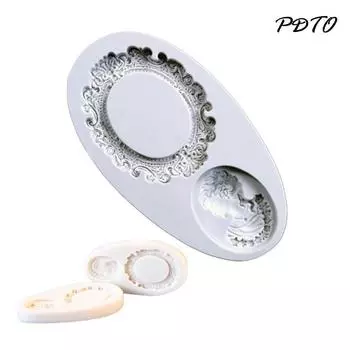 DL Woman Cameo силиконовая форма для сахарной помадки форма для украшения торта формы для выпечки