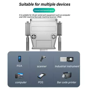 Длина 50 см-30 м 44-контактный удлинительный кабель с разъемами «папа-мама» DB44, соединительный шнур, провод линии передачи данных для промышленного использования male to female-50