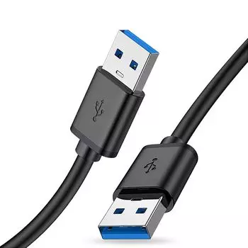 Длина кабеля USB 3.0 Тип A-Тип A USB-кабель папа-папа Оснащен металлическим разъемом Для радиаторов/камер и т. д.. удлинительный кабель линия передачи данных (1M)