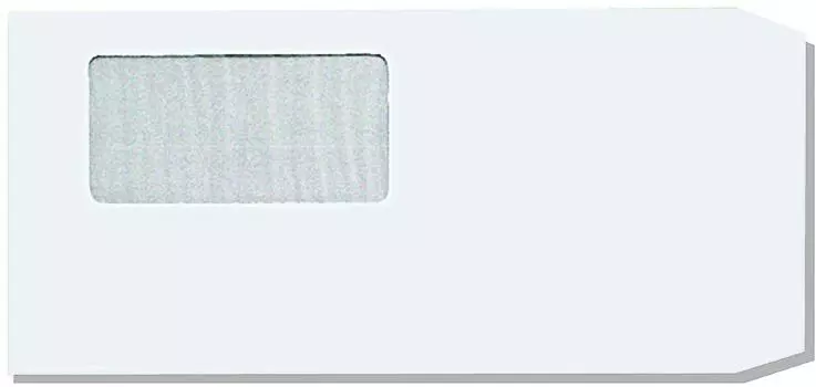 Длина окна 6, непрозрачное с вкладкой 200, совместимо с конвертами для расчетных листов, конверты Eco-eco, (А4 сложенный втрое), белый, эко-окна, лента, листы,