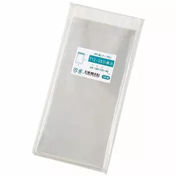 Длина пакета OPP 3 прозрачных конверта внутреннего производства с лентой 120x235 мм 1000 листов T12-23.5