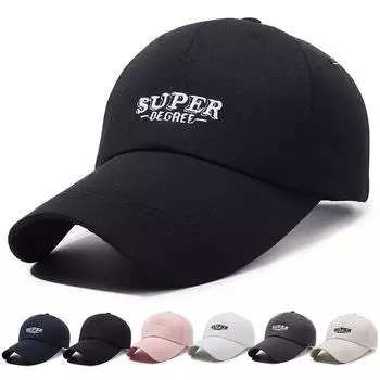 Длинная бейсболка с вышивкой весна-осень мужская кепка солнцезащитная шляпа серый