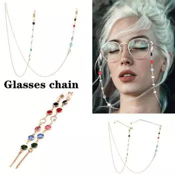 Длинная цепочка для очков Keeper, аксессуары для очков, ожерелье для солнцезащитных очков, ремешок для очков, ремешок для чтения золотой