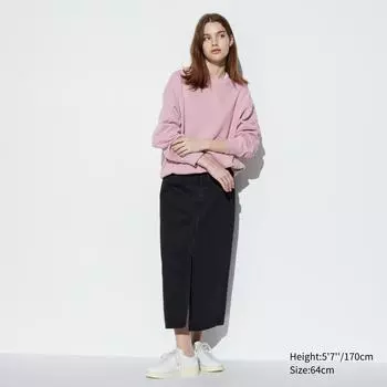 Длинная джинсовая юбка UNIQLO
