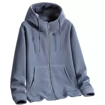 Длинная холодная шлифованная уличная весна серый M [Inkpoo] Мужская парка, рукава, верхняя одежда, защита, подкладка, осенне-зимняя одежда, кардиган, толстовка,