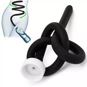 Длинная насадка для душа, трубка для воды, анальная промывочная клизма, очиститель толстой кишки 50 см