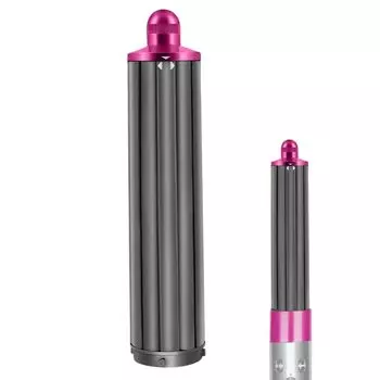 Длинная насадка-локон для Dyson Airwrap Styler HS05 Многофункциональная плойка для волос Роликовый фен Аксессуар 40 мм/1,6 дюйма HS01, розовый