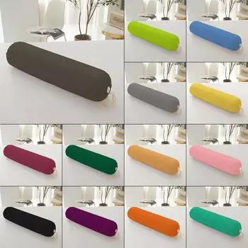 Длинная наволочка для подушки под шею, цилиндрическая наволочка из полиэстера, наволочка для подголовника, чехол для подушки, можно стирать, прочный домашний декор 106x35cm