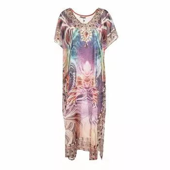 Длинная пляжная туника для женщин GERARD PASQUIER Taille unique разноцветный