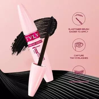 Длинная Подкручивающая 3D Тушь для ресниц Макияж Прочная Водостойкая Нецветущая 1pcs