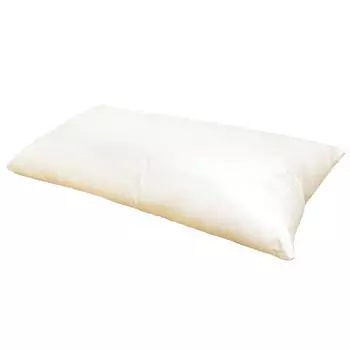 длинная подушка с хлопковым наполнителем, устойчивая к появлению запахов и пылевых клещей, пригодная для стирки, 43 x 90 см Teijin Philcare Mighty Top с антибактериальным покрытием, устойчивая к воздействию пылевых клещей, прибл. слоновая кость