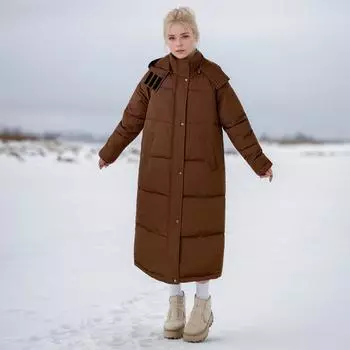 Длинная пуховая одежда с хлопковой подкладкой женская мода утолщенная свободная одежда с хлопковой подкладкой высококачественные куртки с хлопковой подкладкой S чёрный