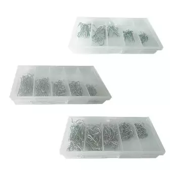 Длинная ручка Aberdeen Hook Set с отверстиями 50/200 бородка червь наживка крючок трубка рыболовный крючок рыболовные снасти 2