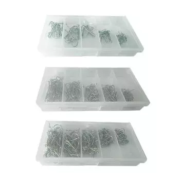 Длинная ручка Aberdeen Hook Set с отверстиями 50/200 бородка червь наживка крючок трубка рыболовный крючок рыболовные снасти