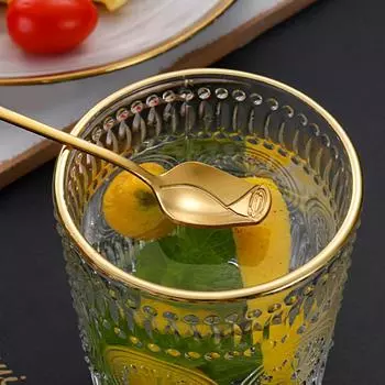 Длинная ручка чайная ложка из нержавеющей стали роза смешивание совок необычные чайные ложки для меда салат чай кофе ложки кухонные принадлежности