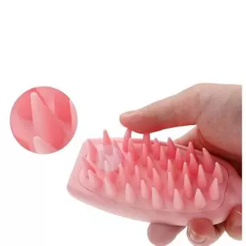 Длинная ручка для шампуня, щетка для волос, массажная расческа для кожи головы, щетка для массажа меридианов, массажер для снятия зуда и перхоти светло-синий