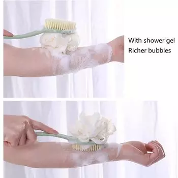 Длинная ручка для спины щетка для тела ванна душ скраб отшелушивающий скраб инструмент для кожи