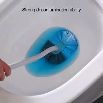 Длинная ручка для унитаза S-образная щетка для унитаза с сильной очисткой настенная щетка для ванной комнаты серый