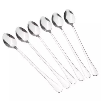 Длинная ручка из нержавеющей стали ложка для кофе мороженое десерт чайная ложка для пикника кухонные принадлежности ложка для кофейных зерен Pointed