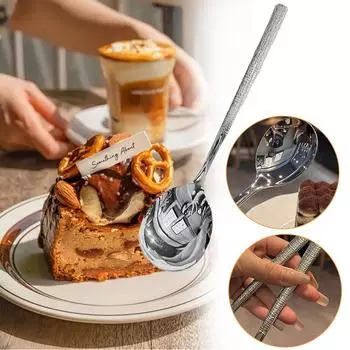 Длинная ручка из нержавеющей стали половник столовая посуда большая сервировка для кухни столовая ложка U Z6C6 silvery-One size