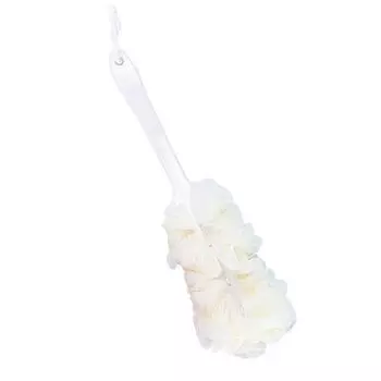 Длинная ручка, подвесная мягкая сетка на спине, ванна, скребок для душа, щетка, губка розовый