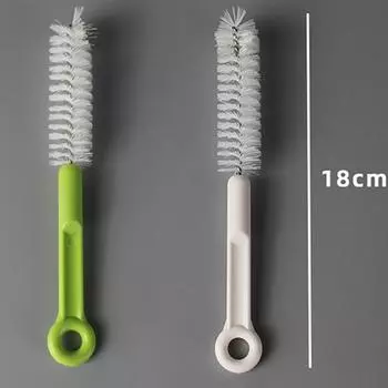 Длинная ручка щетка для чистки бутылочек для бутылок трубок бонгов мытье спортивных бутылок с водой стеклянных трубок мясорубок чистящие инструменты зелёный