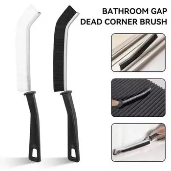 Длинная щетка для чистки автомобилей, бытовых плиток, узких швов, жесткая щетина, щетка для чистки щелей, прочные инструменты для очистки пыли белый