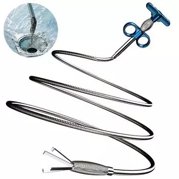 Длинная щетка для прочистки труб, инструмент для чистки раковины и канализации, 60/90/160 см, гибкий очиститель для труб, инструменты для удаления засоров