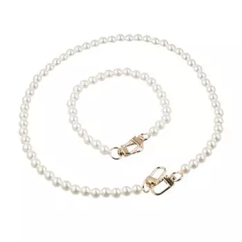 Длинная сменная цепочка для сумки, сумка через плечо, ремень, бисерная цепочка, жемчужный ремень для сумки 30cm