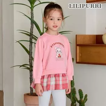 Длинная толстовка Lilypuri Very Banise розового цвета Pink/140