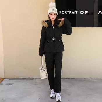 Длинная тонкая зимняя куртка с капюшоном, ветрозащитное теплое зимнее пальто-пуховик с капюшоном и поясом M зелёный