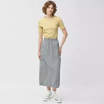 Длинная юбка-карго GU by Uniqlo Tech Cargo, стандартная длина от 83,0 до 90,0 см.