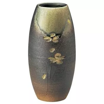 Длинная ваза для цветов Vidro Kinsai x 14 x 29 см в японском стиле для коммерческого использования (Изделия Сигараки) [14 1972г] [Ваза] | Рестораны, Гостиницы, Посуда,