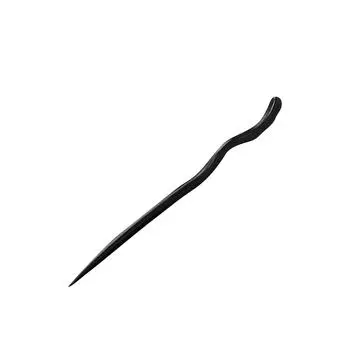 Длинная заколка для волос в античном стиле, заколка из черного дерева. Длинная деревянная прическа.