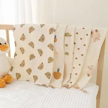 Длинное детское полотенце для лица, хлопковые полотенца для рук, нагрудники для младенцев, пеленальное одеяло для девочек 1