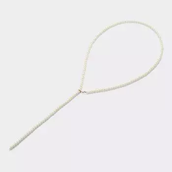 Длинное ожерелье-лариат GU с жемчугом