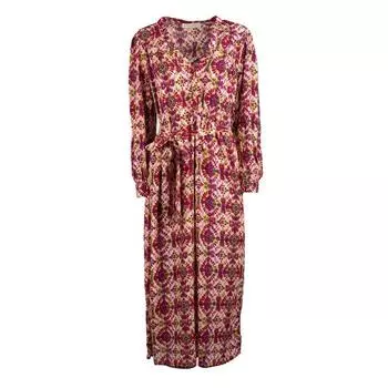 Длинное платье Racha с поясом и психоделическим узором Женский LA PETITE ETOILE M разноцветный