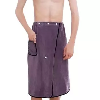 Длинное полотенце для душа с тремя регулируемыми кнопками для мужчин и женщин, обертывание вокруг полотенца для женщин