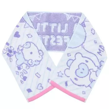 Длинное полотенце Ensky BT21 жаккардовое, тип A LITTLE FESTA 200 x 1100 мм Изготовлено из хлопка 4.MANG прибл.