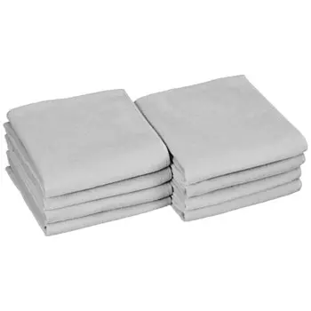 Длинное полотенце MUJI Pile Weave, светло-серое, 4 комплекта по 2 шт., 34 x 110 см, органический хлопок, легко сохнет, ультратонкое 83345471